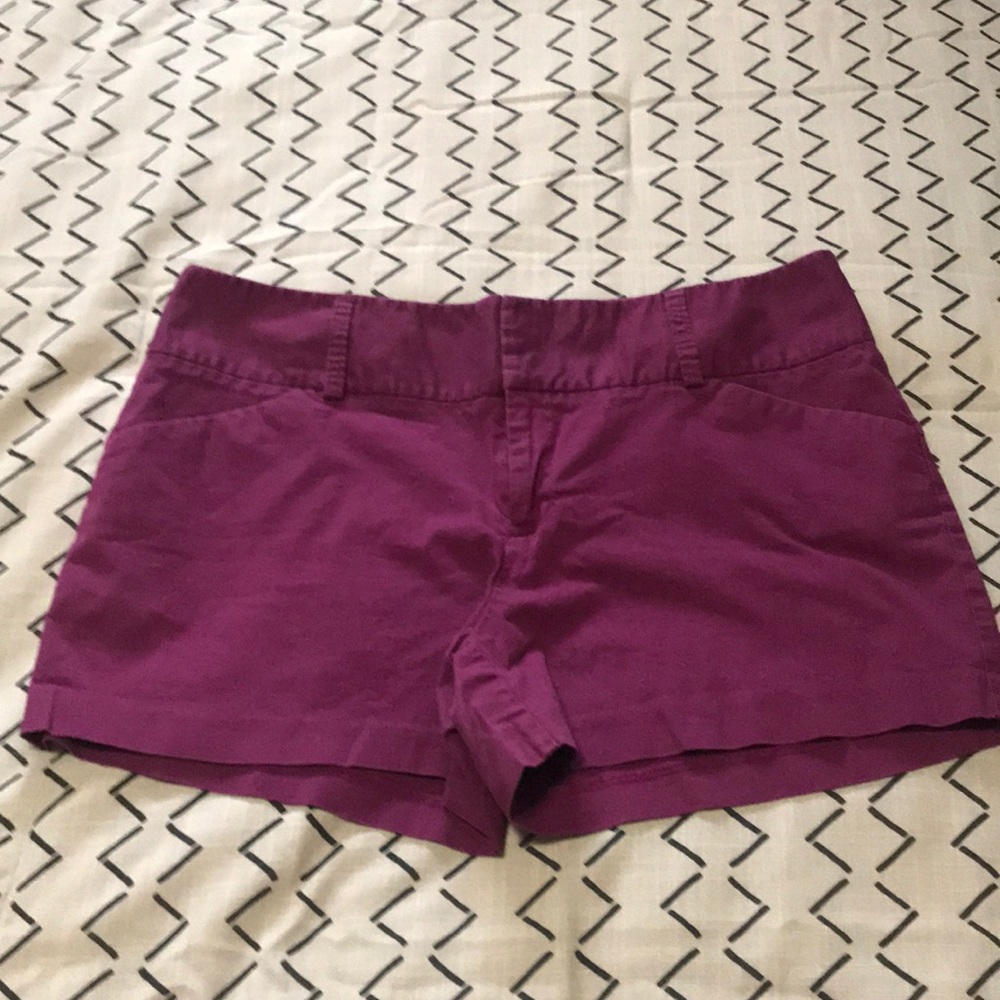 Daisy Fuentes Plum shorts